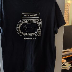 Ebbets Field Flannels Black Polo Grounds Tee